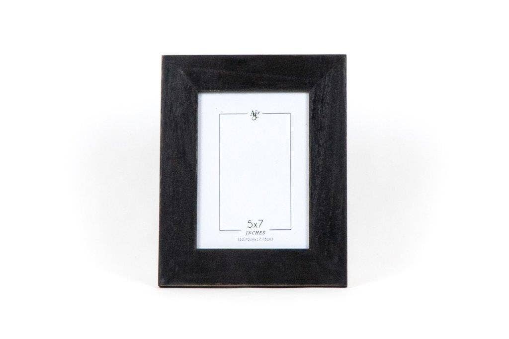11805 - 8x10x.75 wood photo frame (SOLID) black (5x7)