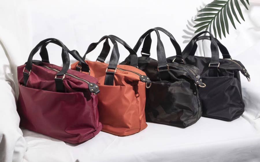 Nylon Travel Bag: Paprika