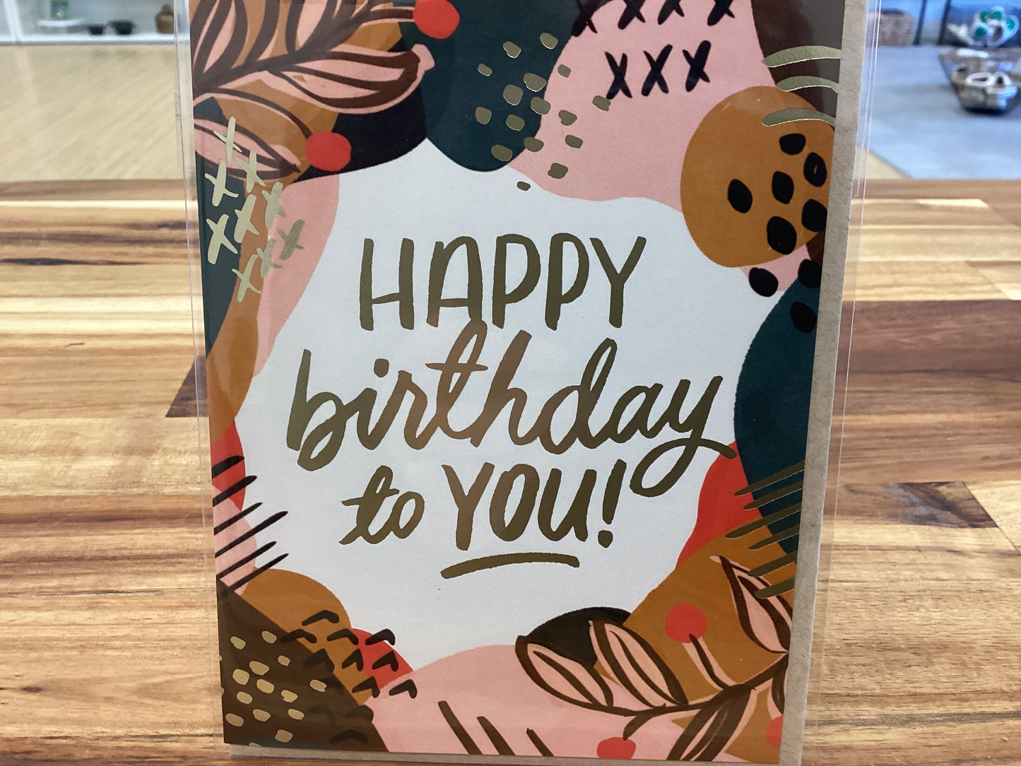 Happy birthday to you card