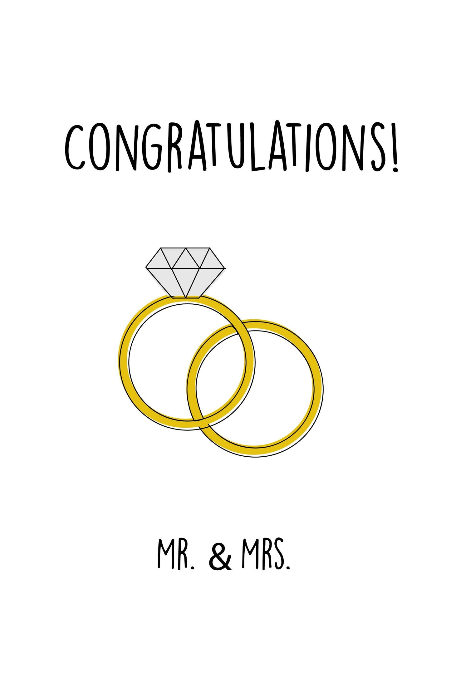 Wedding Card with Ring