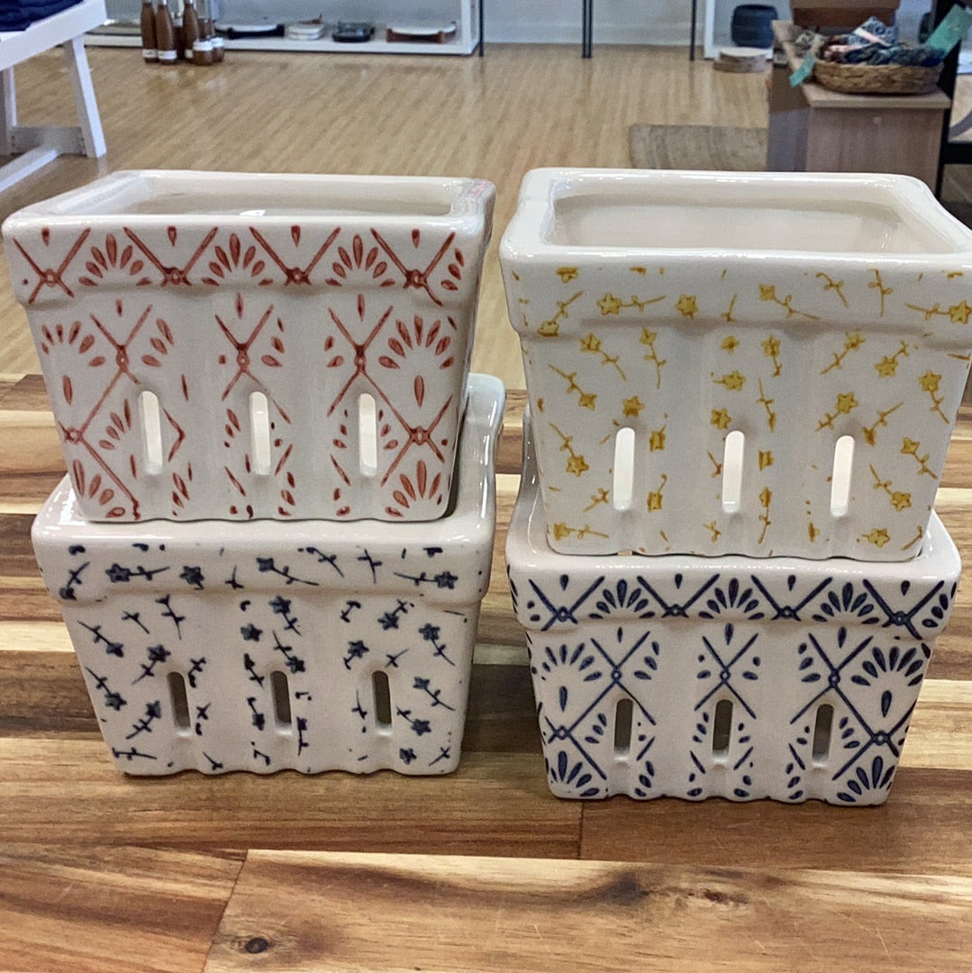 Berry bowl with pattern…4 styles