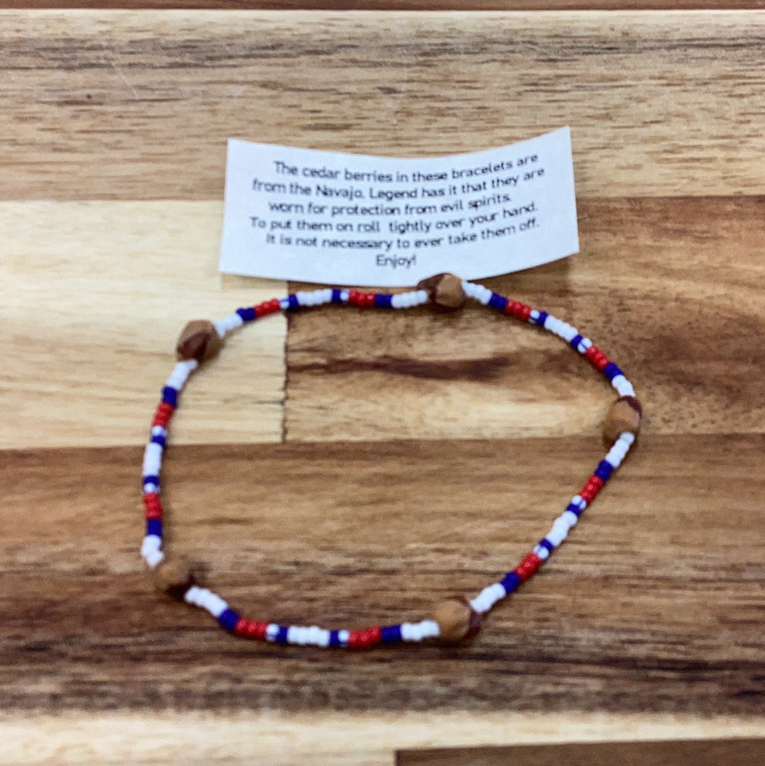 Cedar berry bracelet…bills bracelet