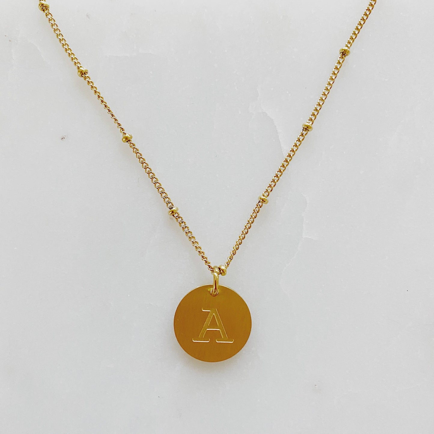 Ellison + Young: Initial Necklace: T