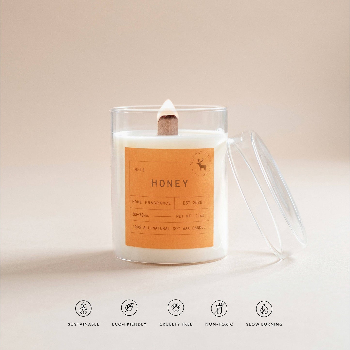 Sun Candle N. 13 (Honey, 11 oz.)
