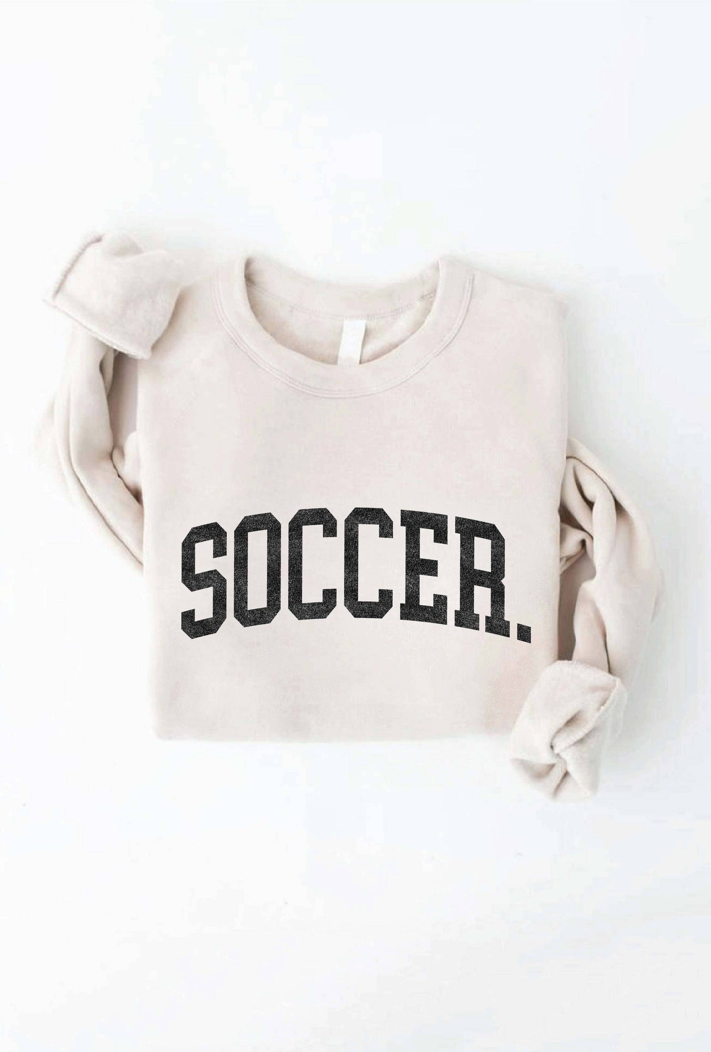 SOCCER Graphic Sweatshirt: L / DARK GREY