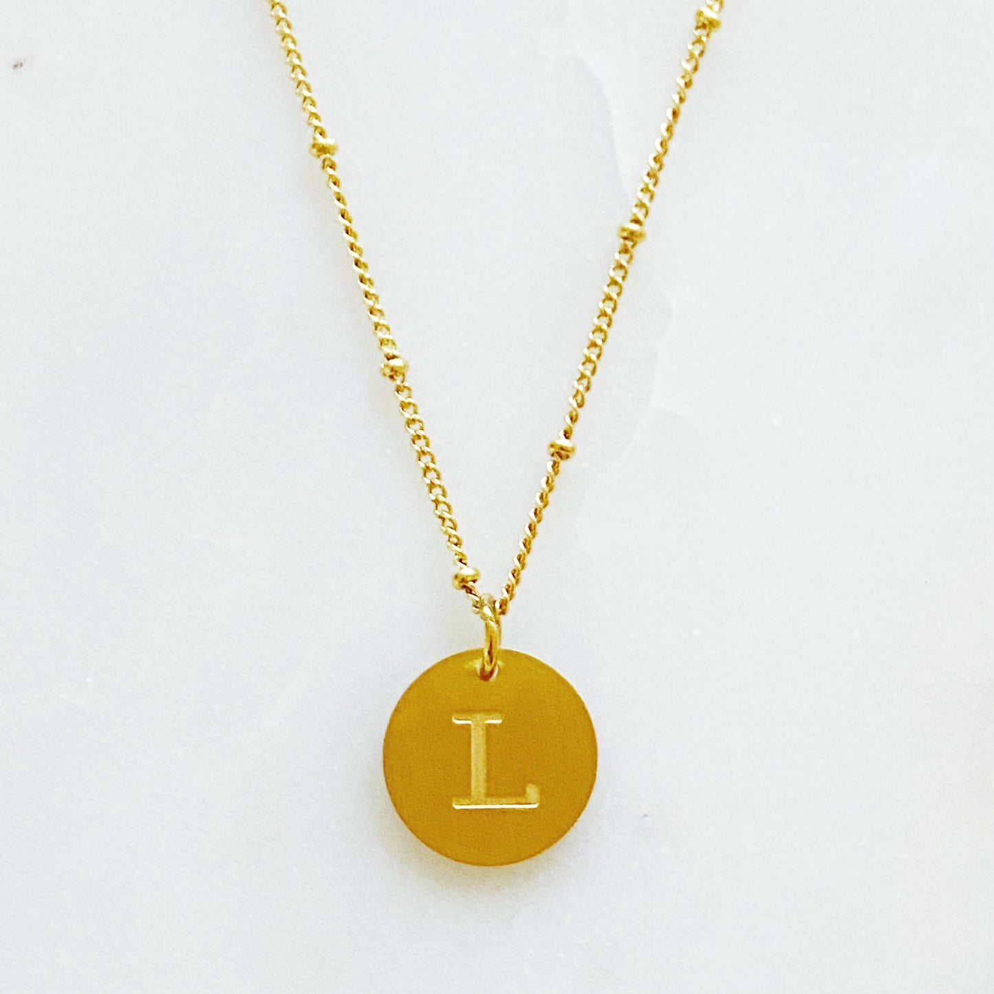 Ellison + Young: Initial Necklace: T