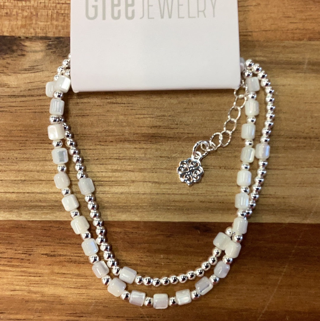 Glee Meredith Bracelet silver/pearl