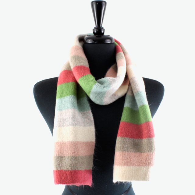 S23215 Merry Fun Scarf: 02 BLU/RED/YLW