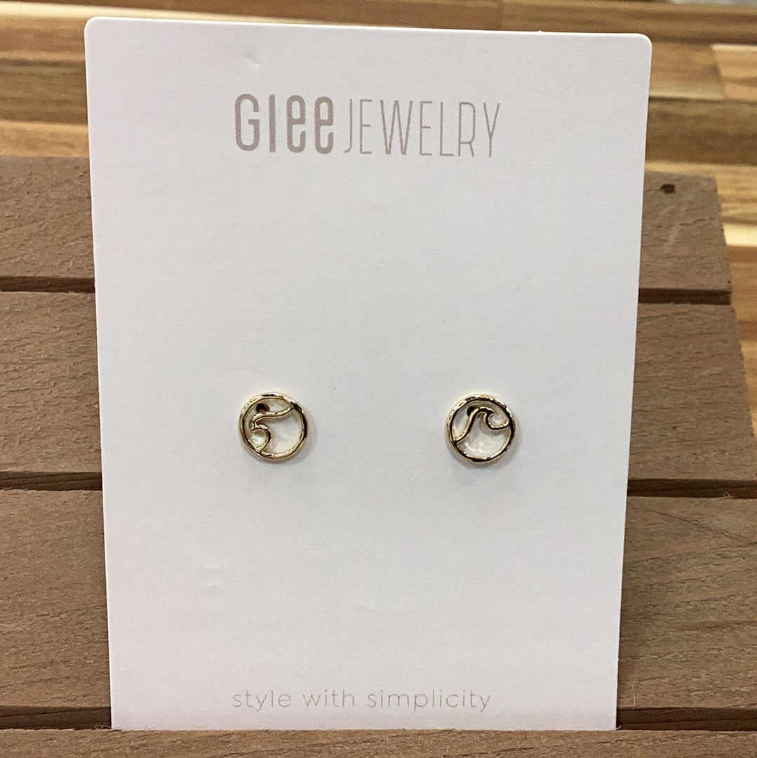 Glee shore studs gold