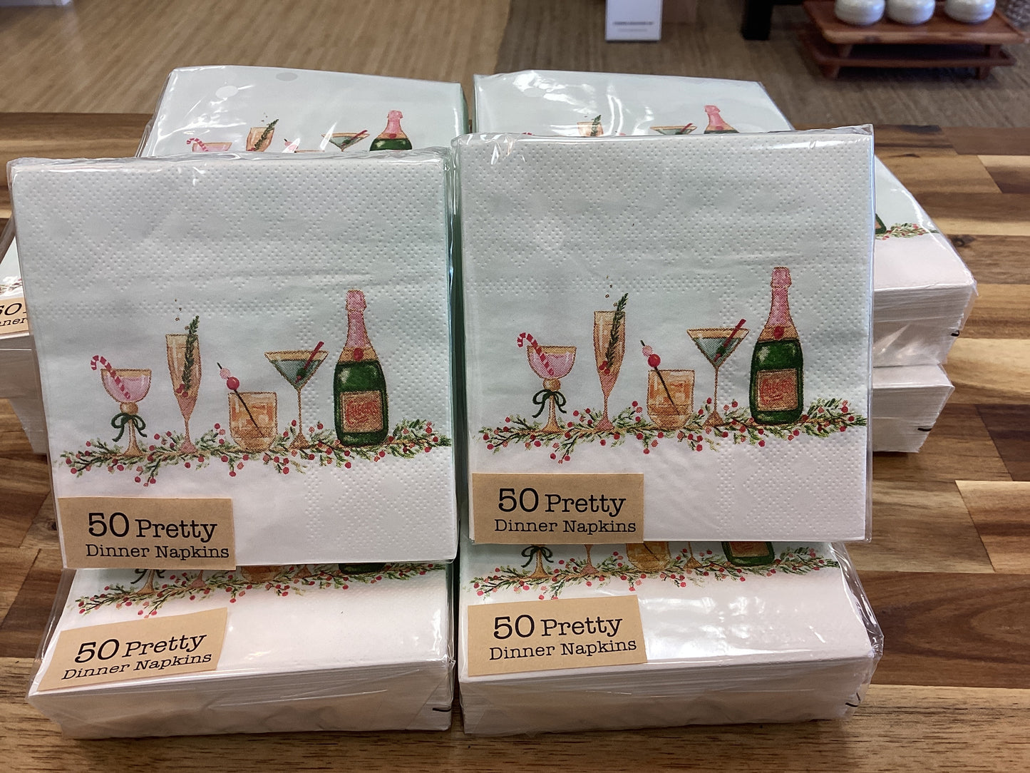 Cocktails cocktail napkins, set of 50
