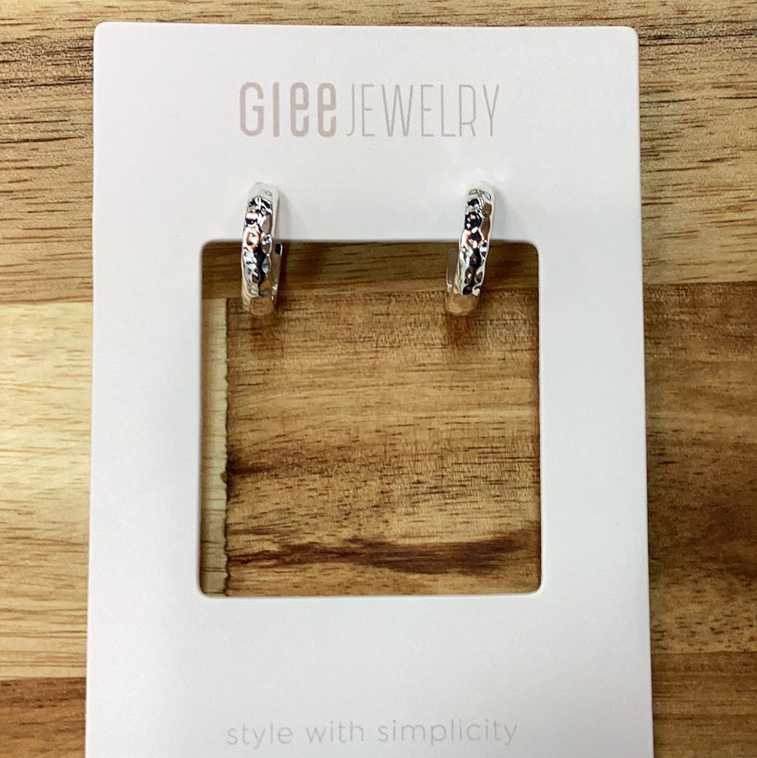 Glee Marin Hoops…silver