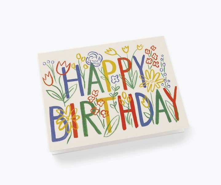 Boxed set Brushstroke Birthday Cards