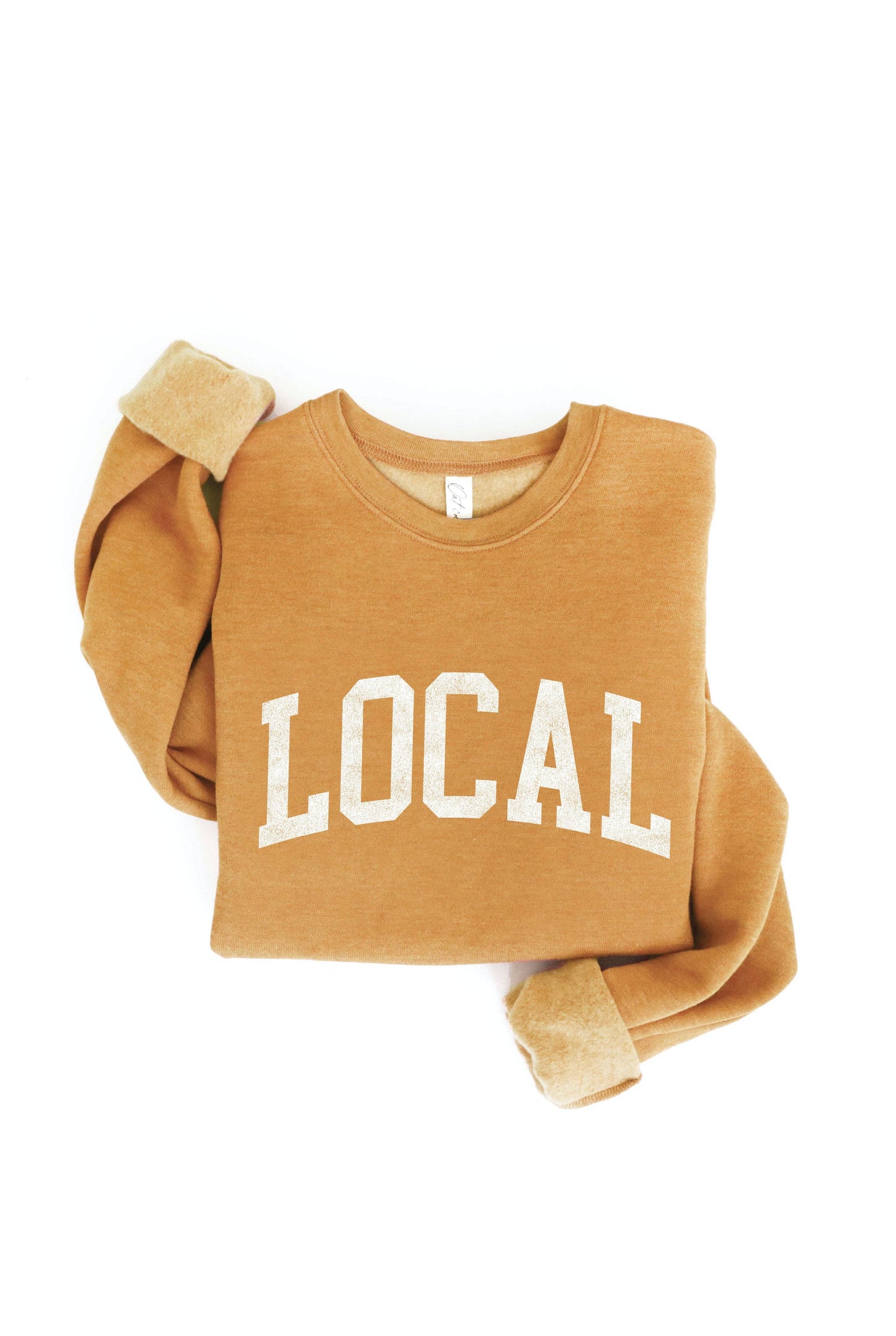 LOCAL graphic sweatshirt: XL / MAROON