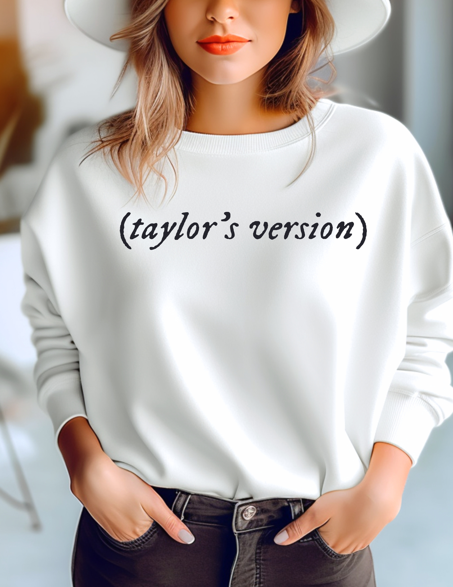 Taylor's Version Sweatshirt oversized: S / Sand (as pictured)