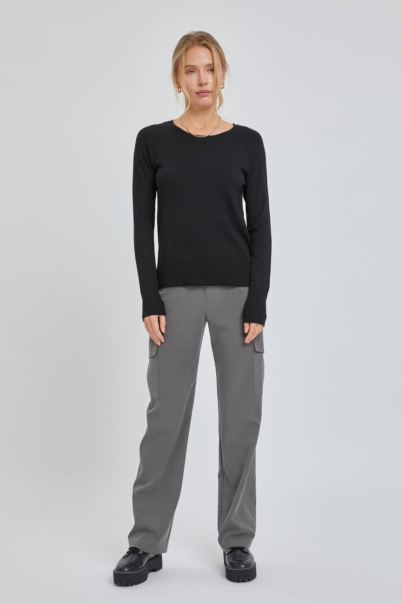 The Camille Sweater: Small / Cobalt
