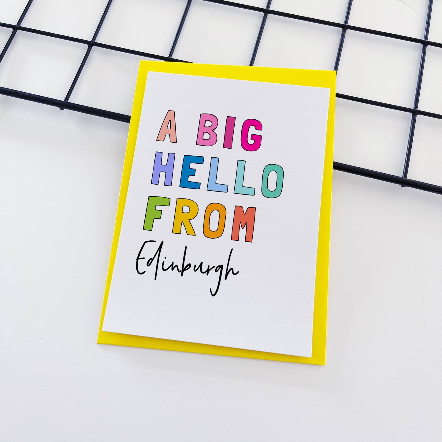 A Big Hello Card - Personalise Me!