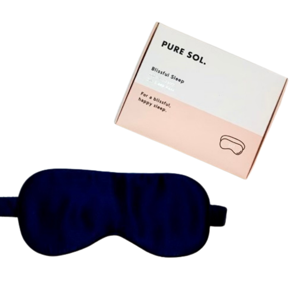 Mulberry Silk Eye Sleep Eye Mask - Silk Sleep Mask: Charcoal