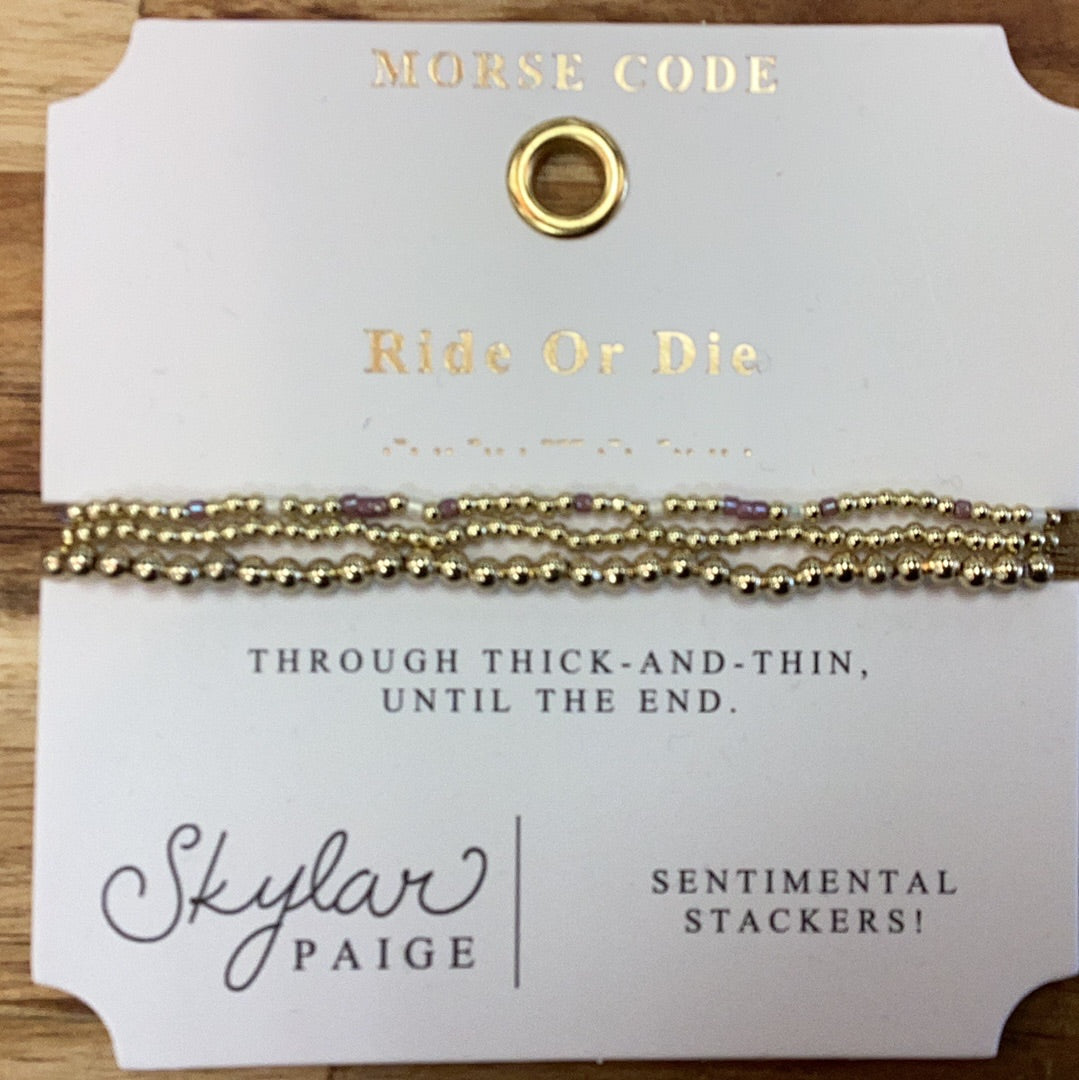 Skylar Paige…sentimental stackers…ride or die