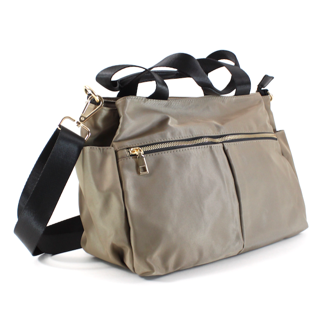 P22155 Waterproof Nylon Bag: 03 Khaki