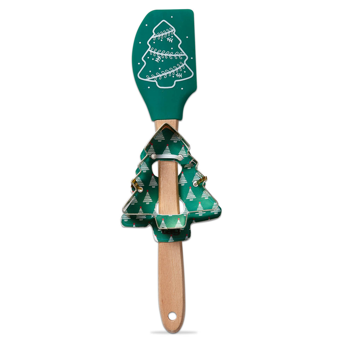 SALE Spatula + Tree Cookie Cutter Set of 2 - Green