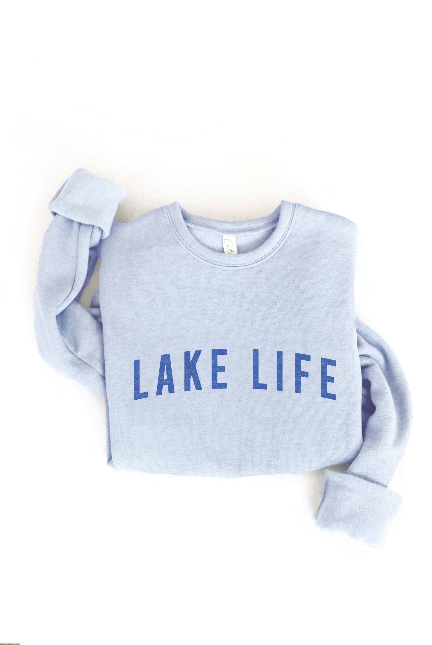 LAKE LIFE Graphic Sweatshirt: L / HEATHER ROYAL