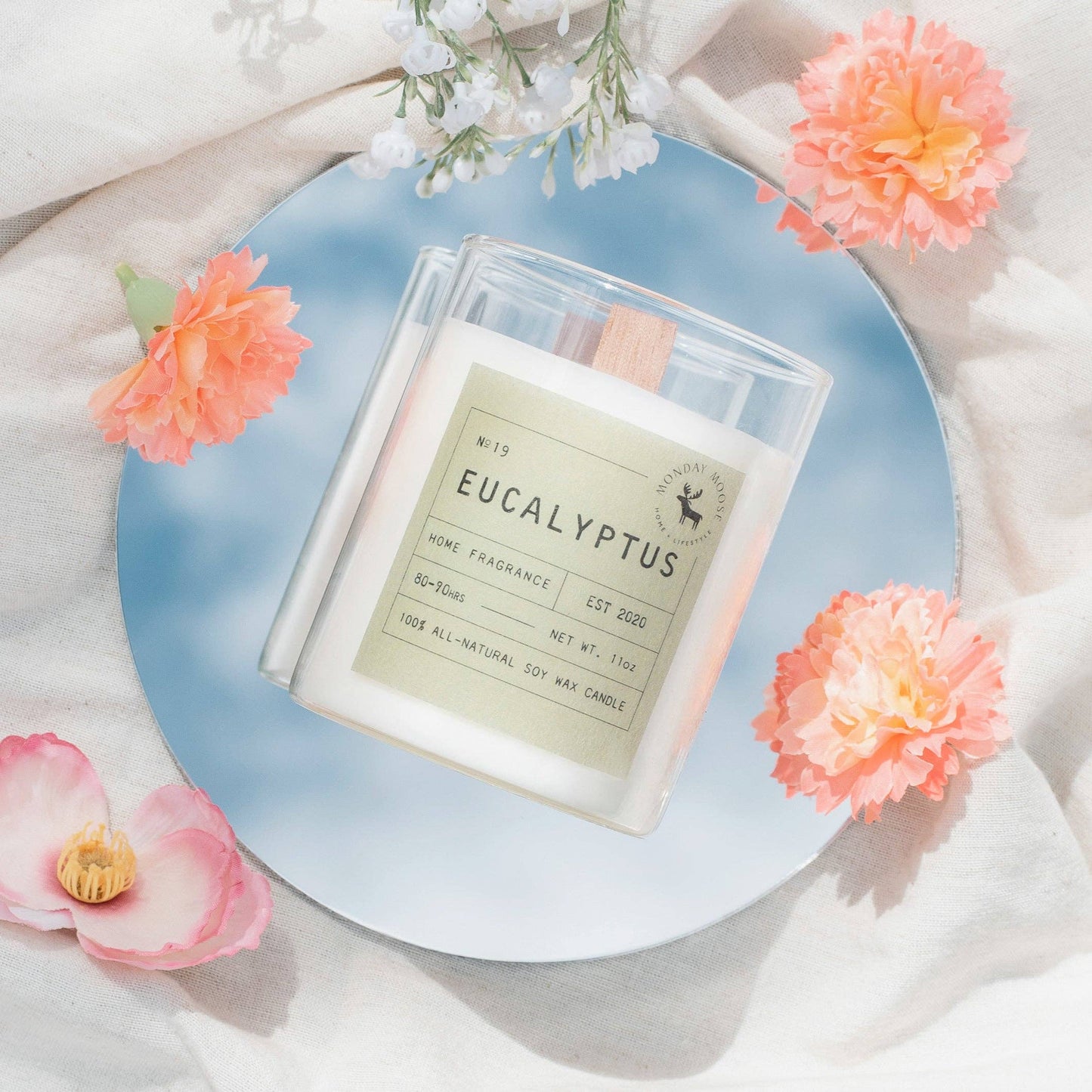 Sun Candle N. 19 (Eucalyptus, 11 oz.)