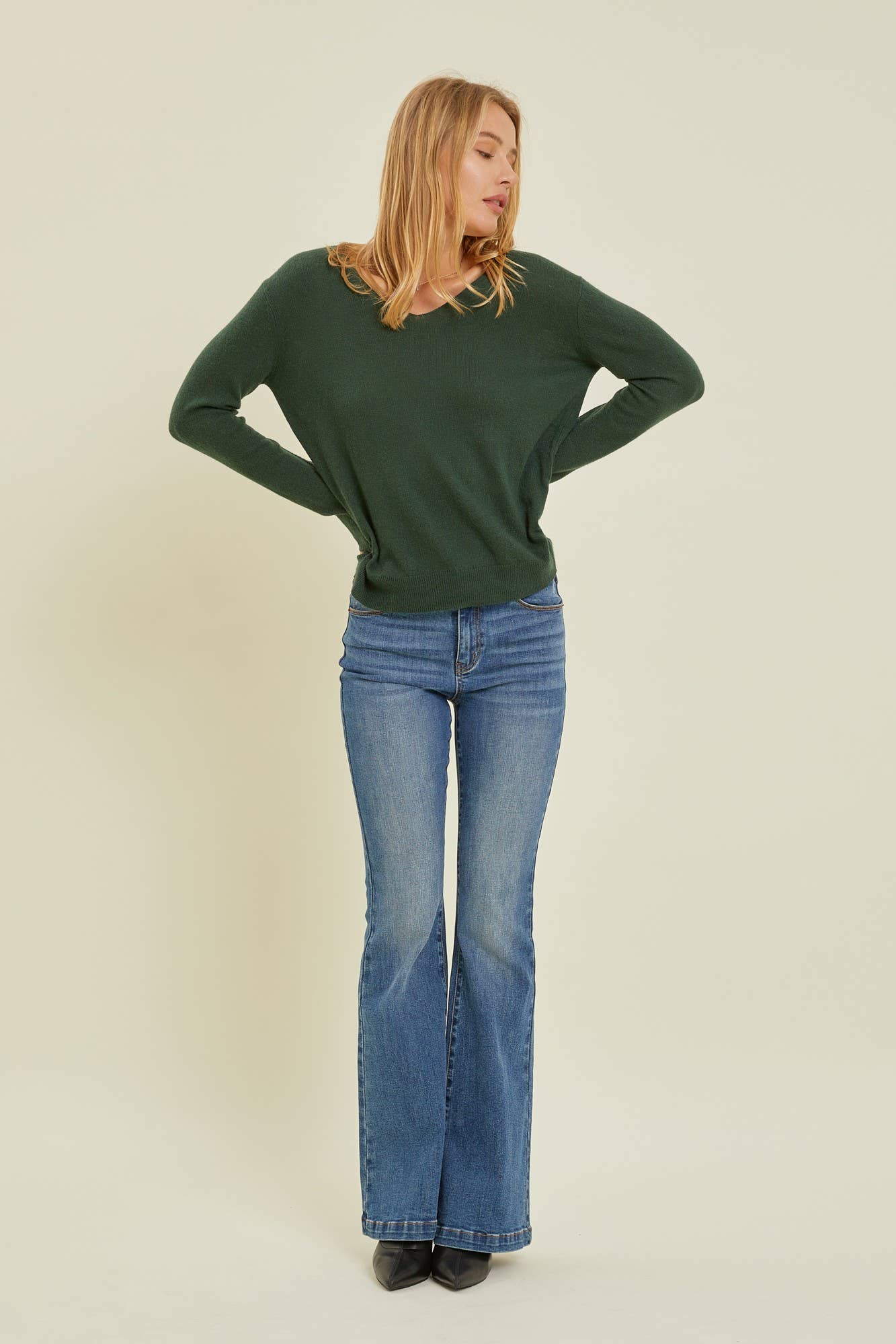The Stella Sweater: Hunter / SM