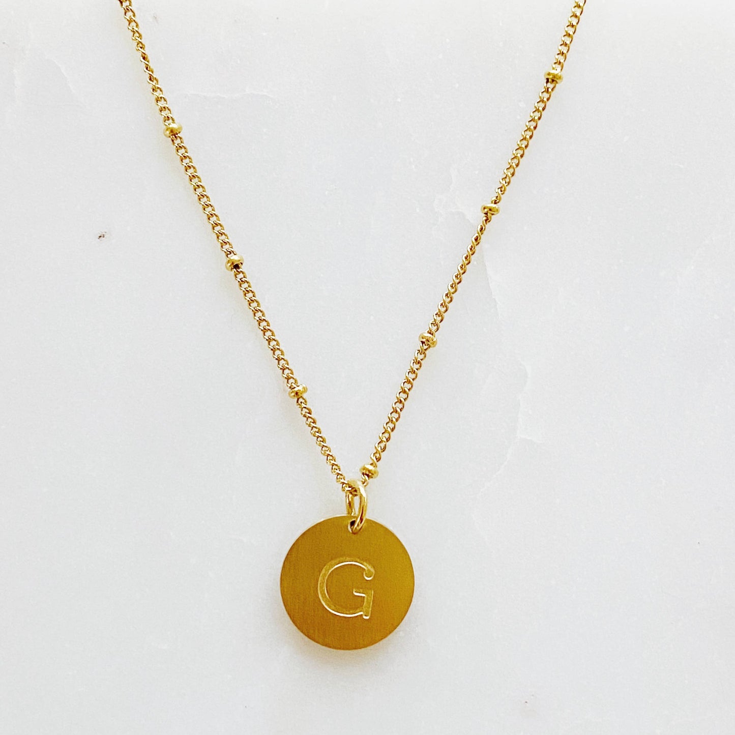 Ellison + Young: Initial Necklace: T