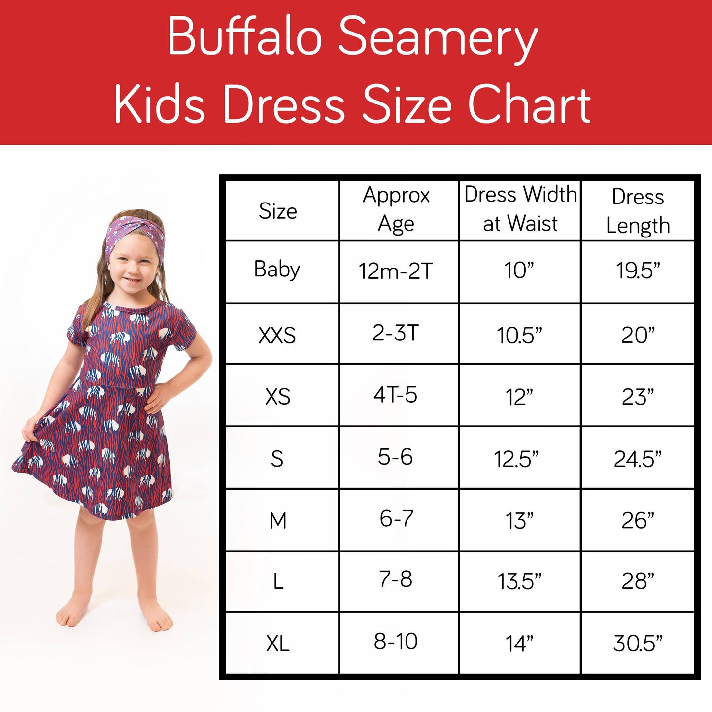 Red and Blue Buffalo Dress: XL