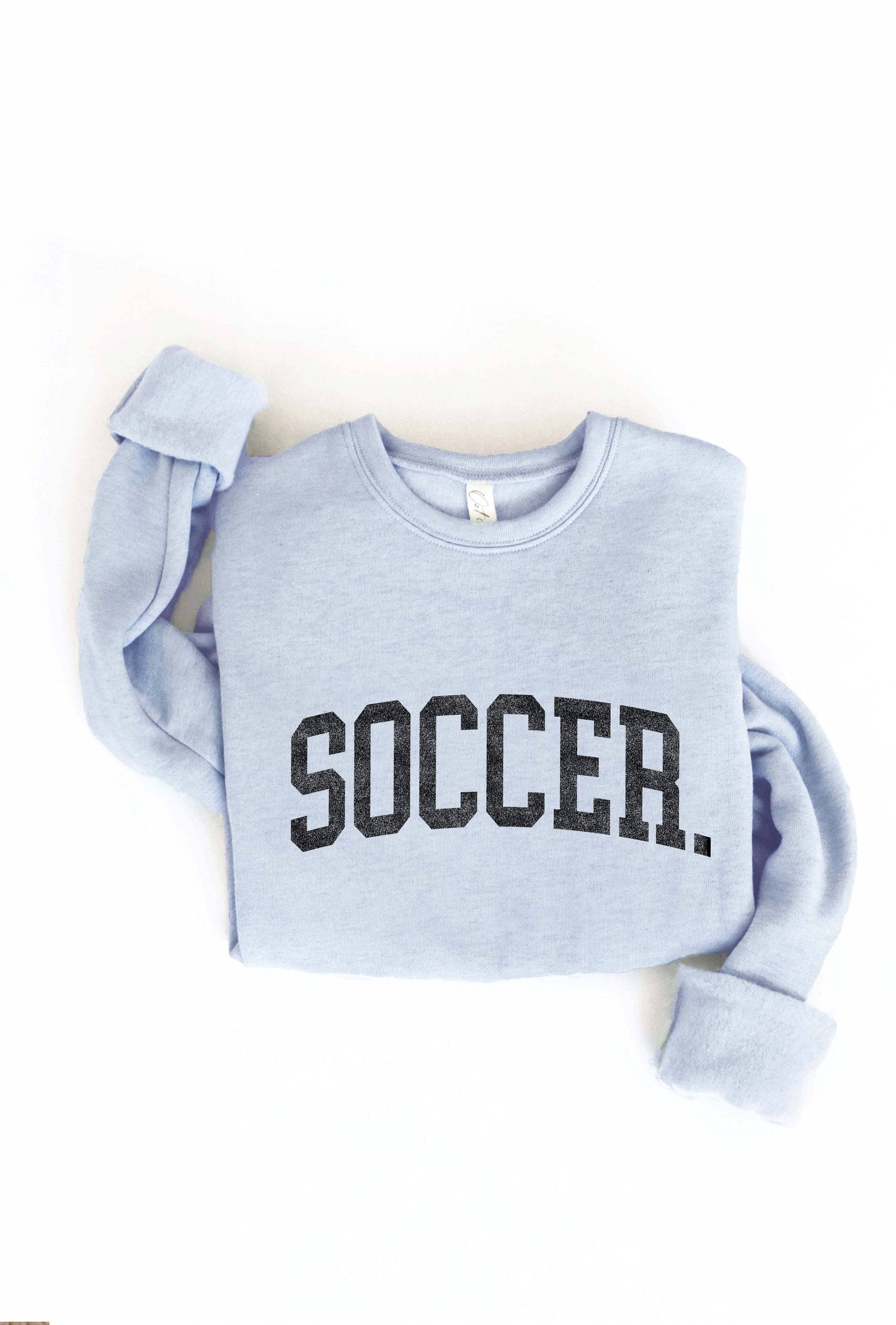 SOCCER Graphic Sweatshirt: L / DARK GREY