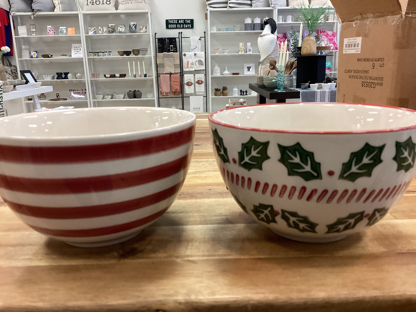 Tia the season snack bowl, 2 styles