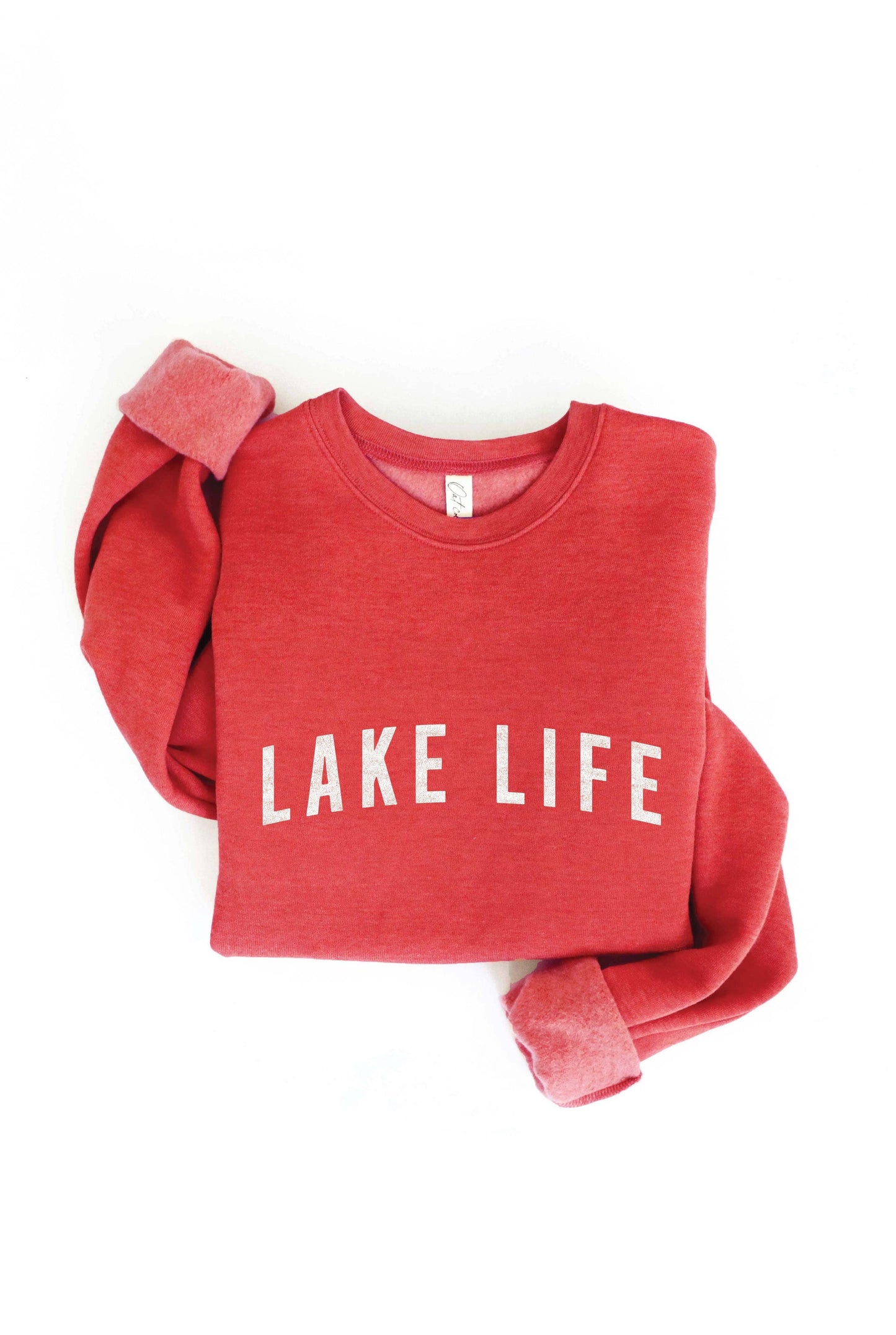 LAKE LIFE Graphic Sweatshirt: L / HEATHER ROYAL