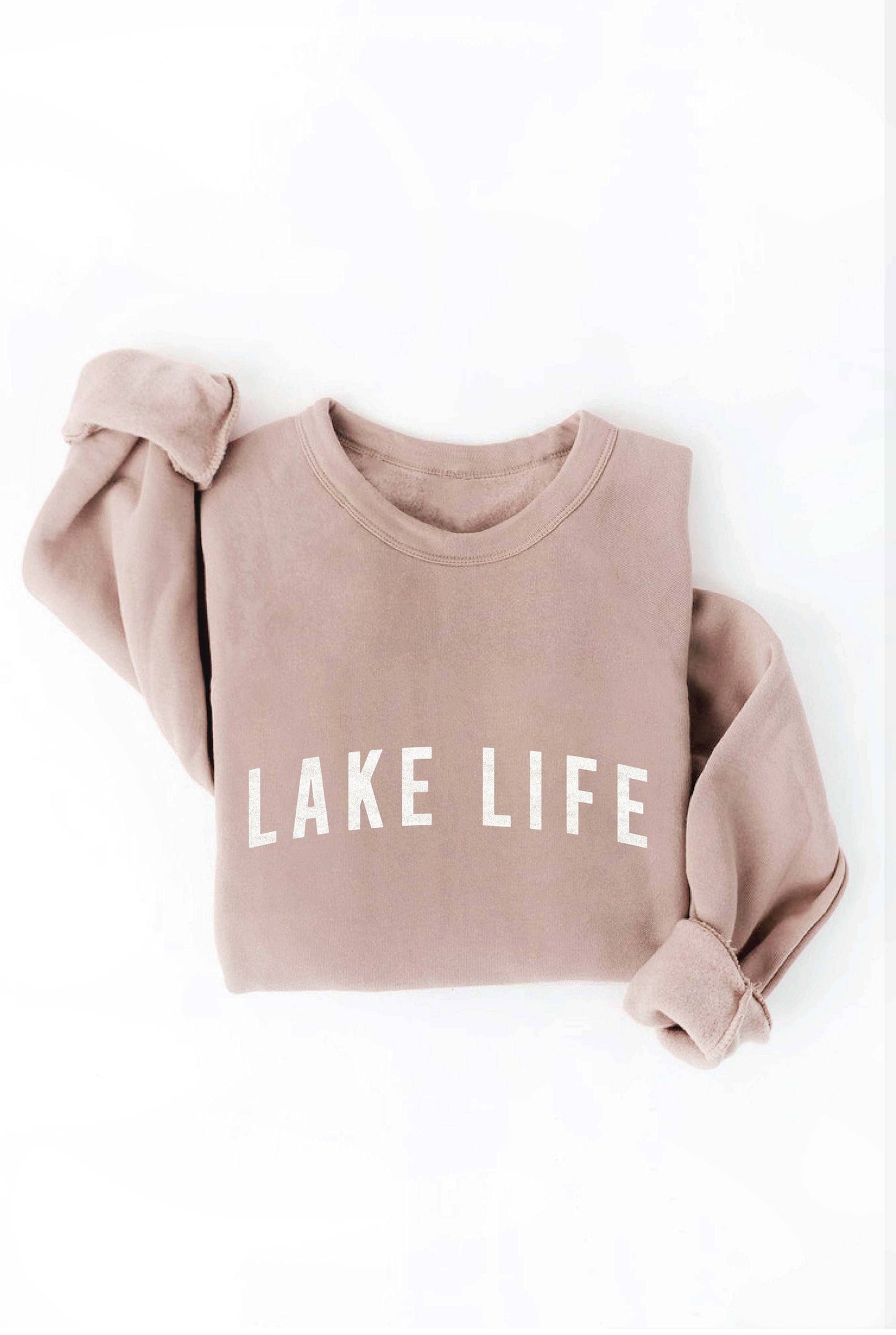 LAKE LIFE Graphic Sweatshirt: L / HEATHER ROYAL