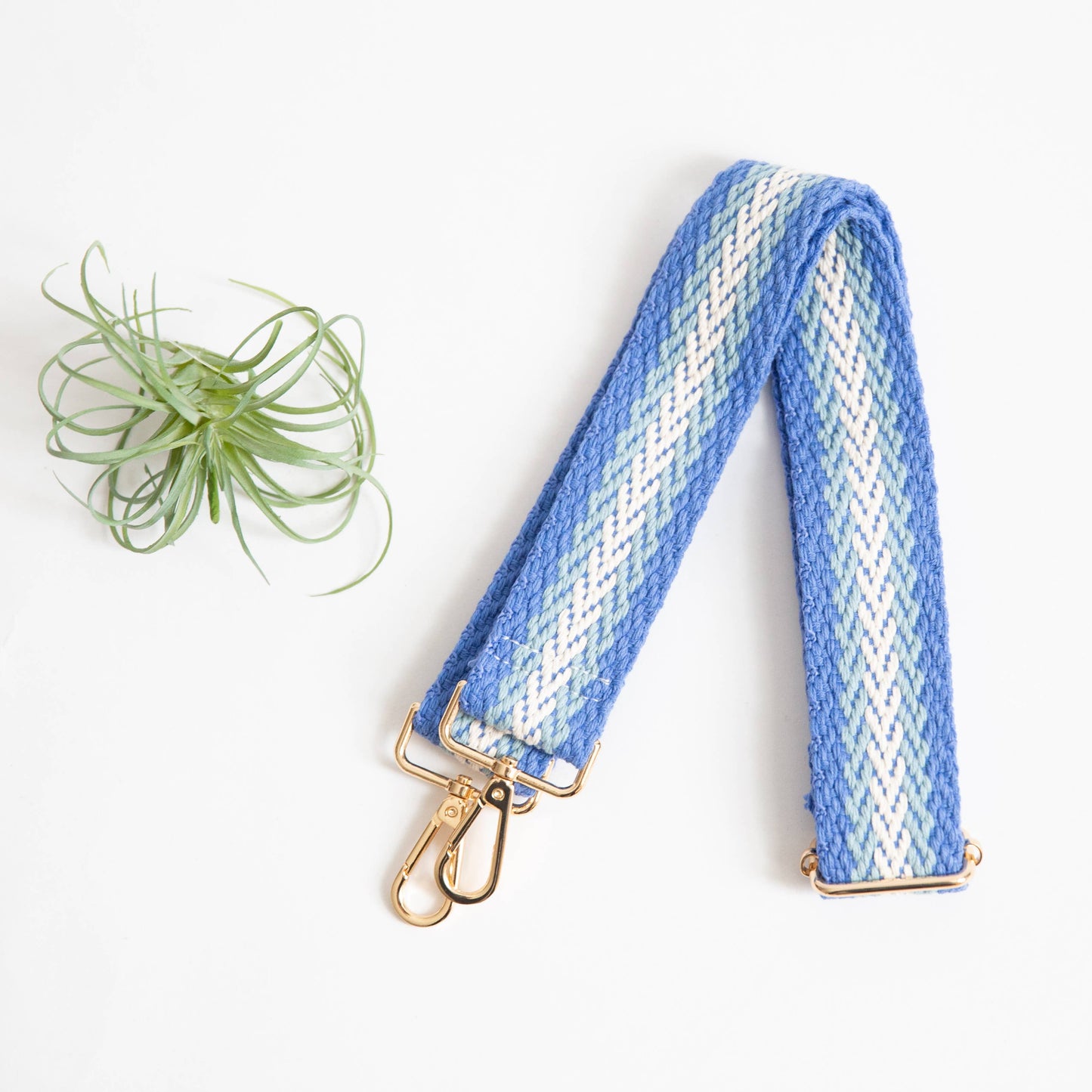 Guitar Style Strap - Shades of Blue