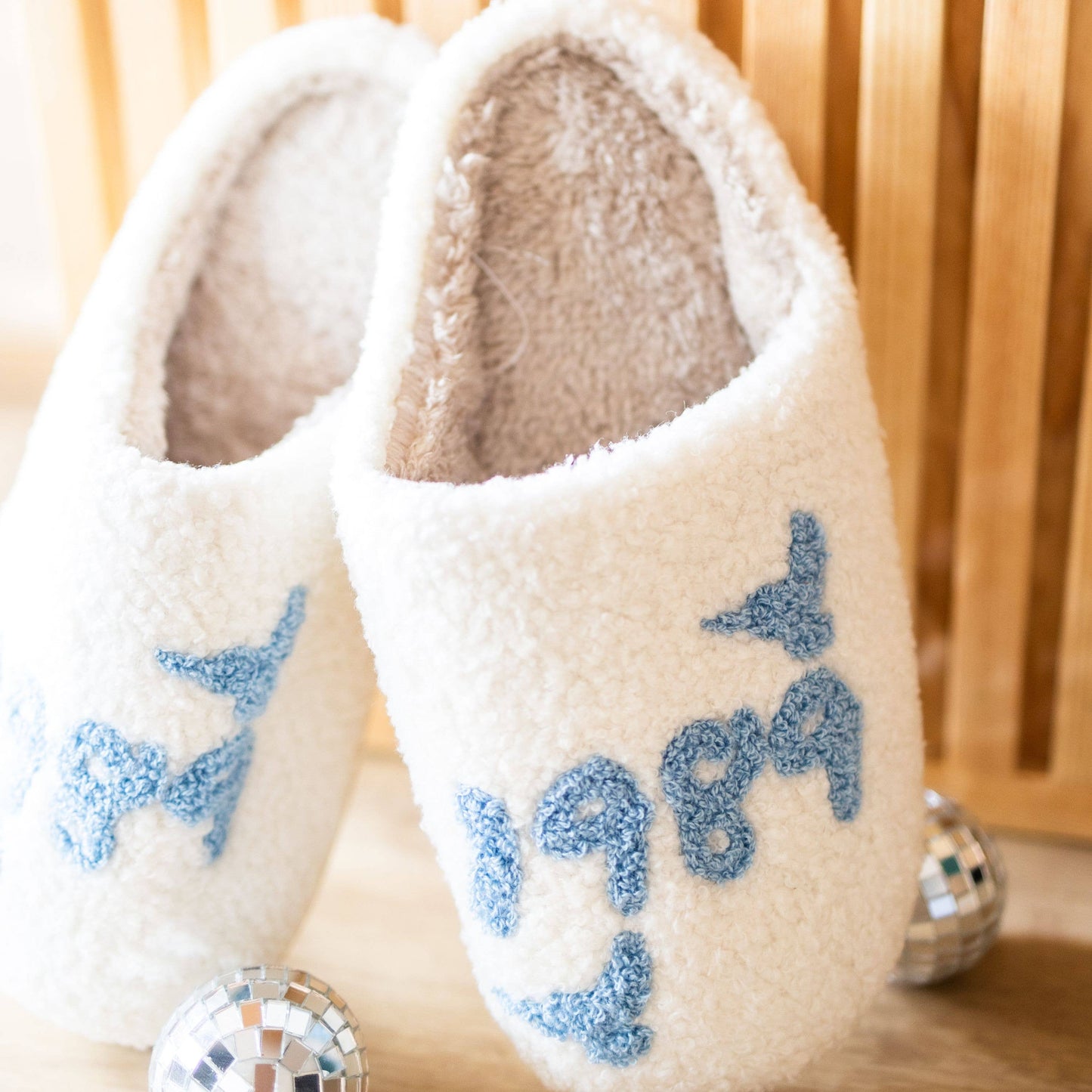 Preppy Slippers, Taylor Slippers, Cozy Slippers: 7/8 / Black Taylor's Version