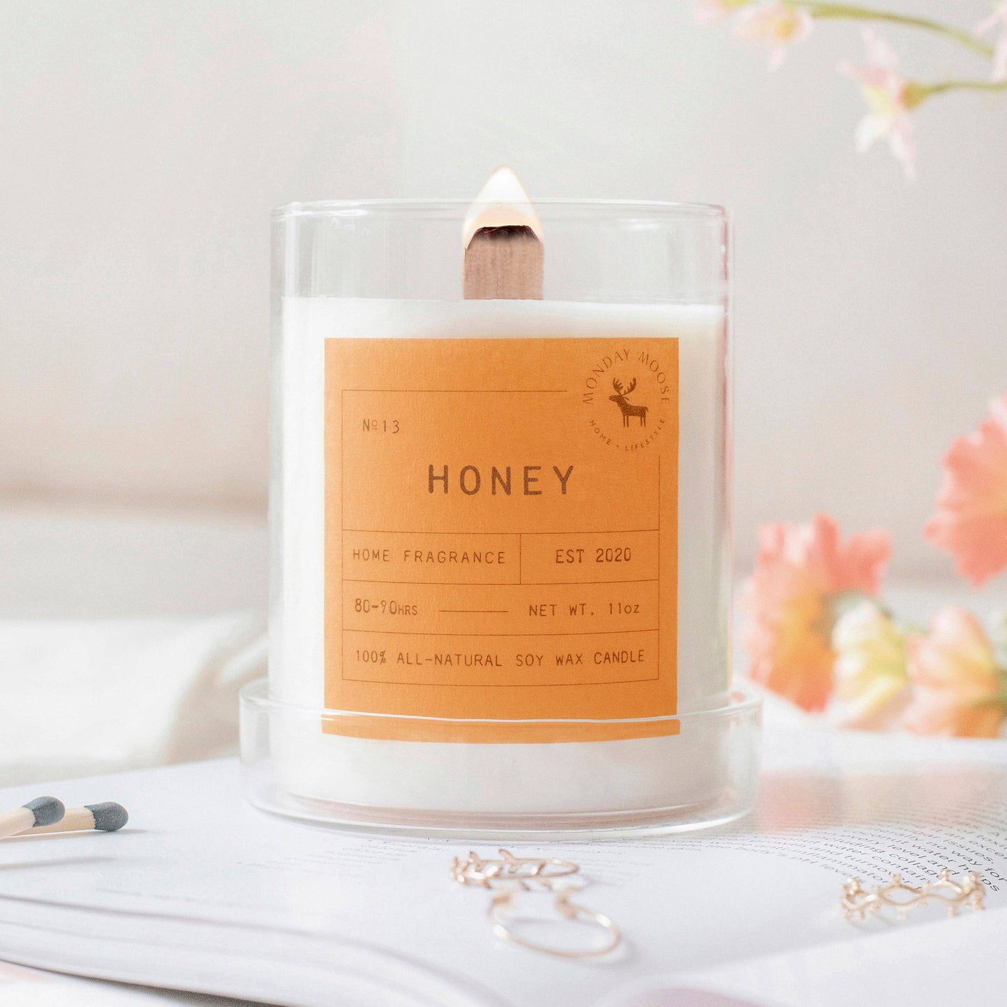 Sun Candle N. 13 (Honey, 11 oz.)
