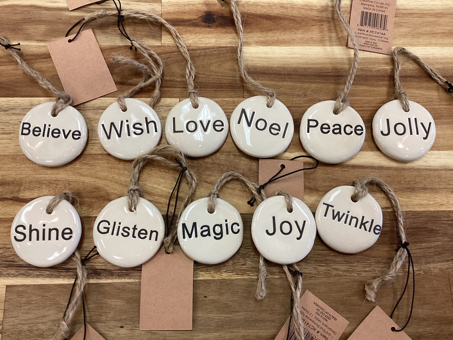Word ornaments