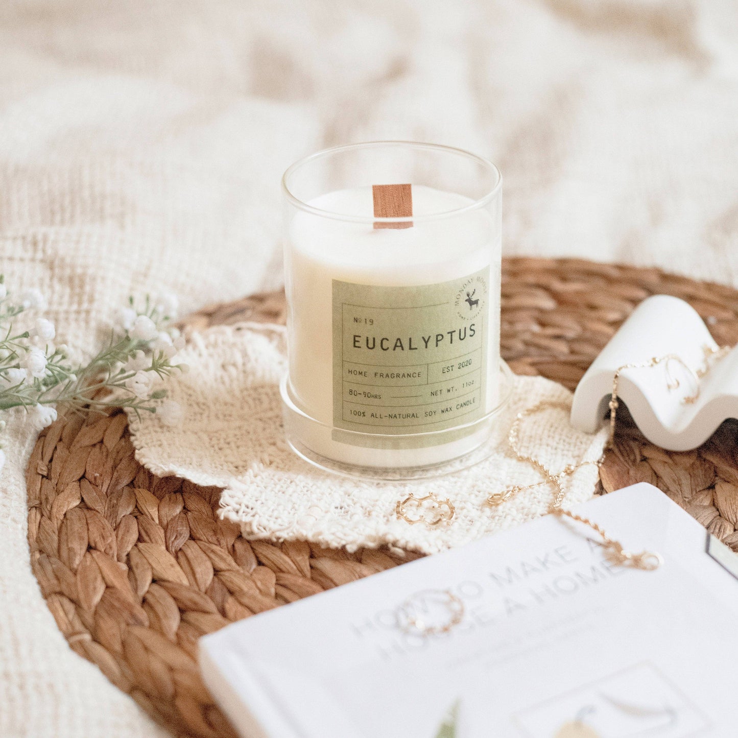 Sun Candle N. 19 (Eucalyptus, 11 oz.)