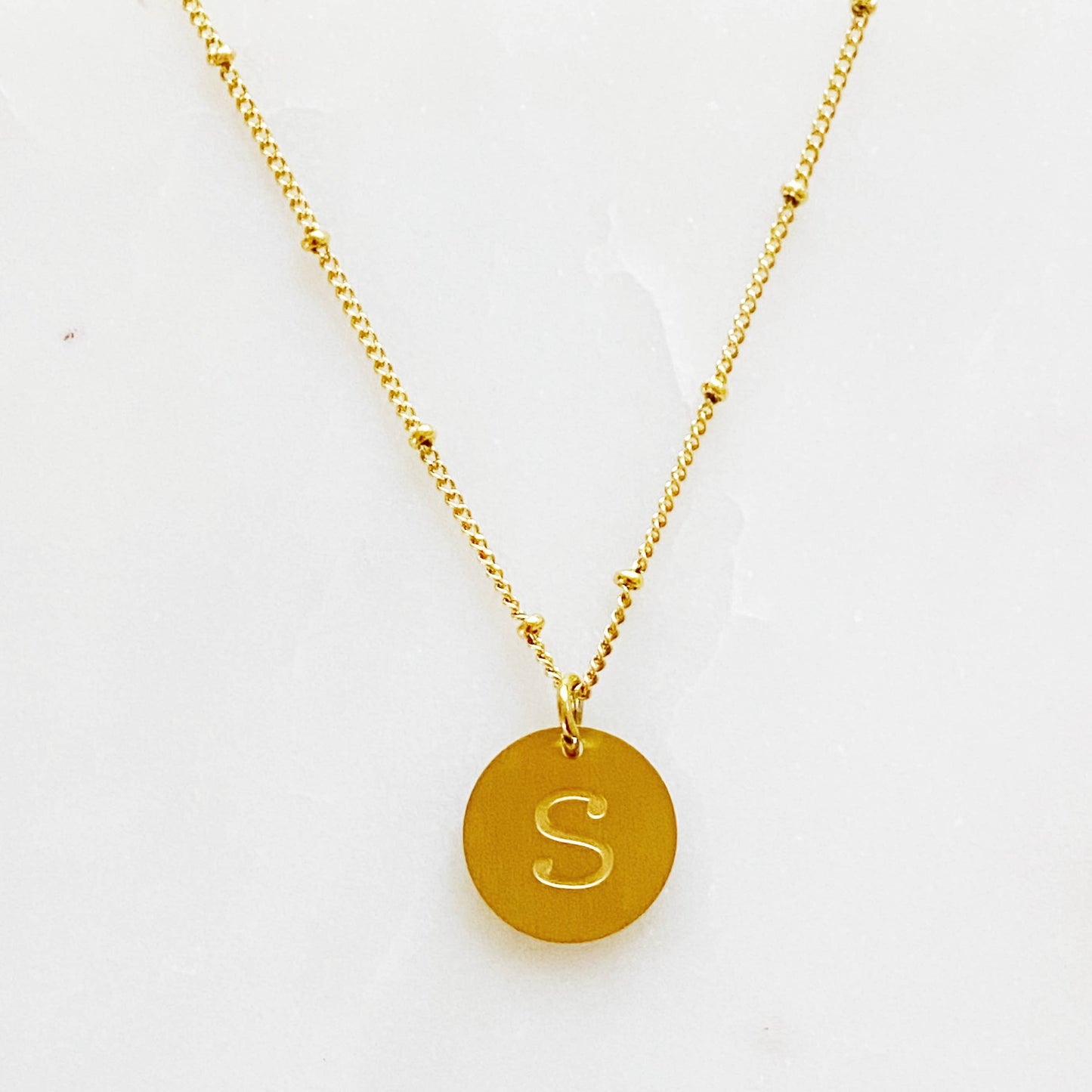 Ellison + Young: Initial Necklace: T