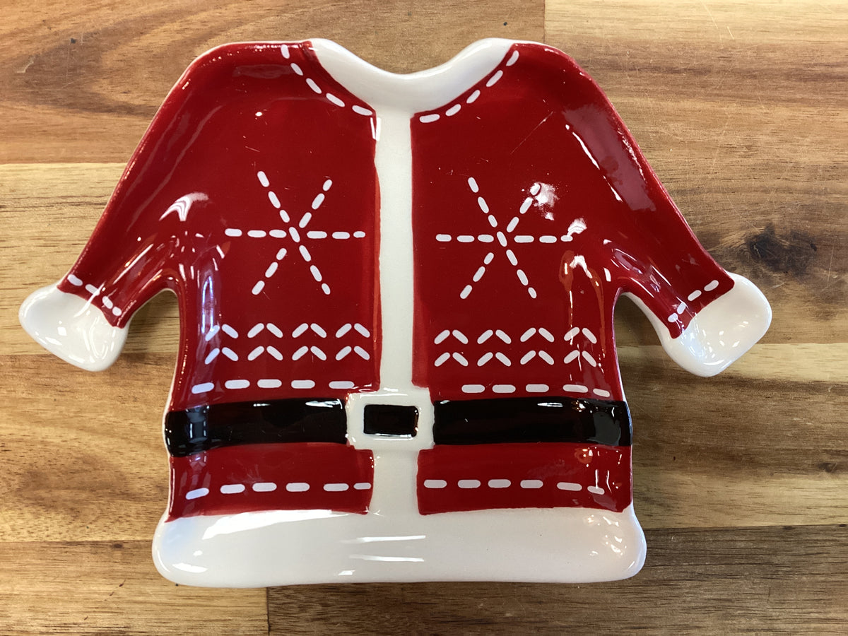 Santa coat plate