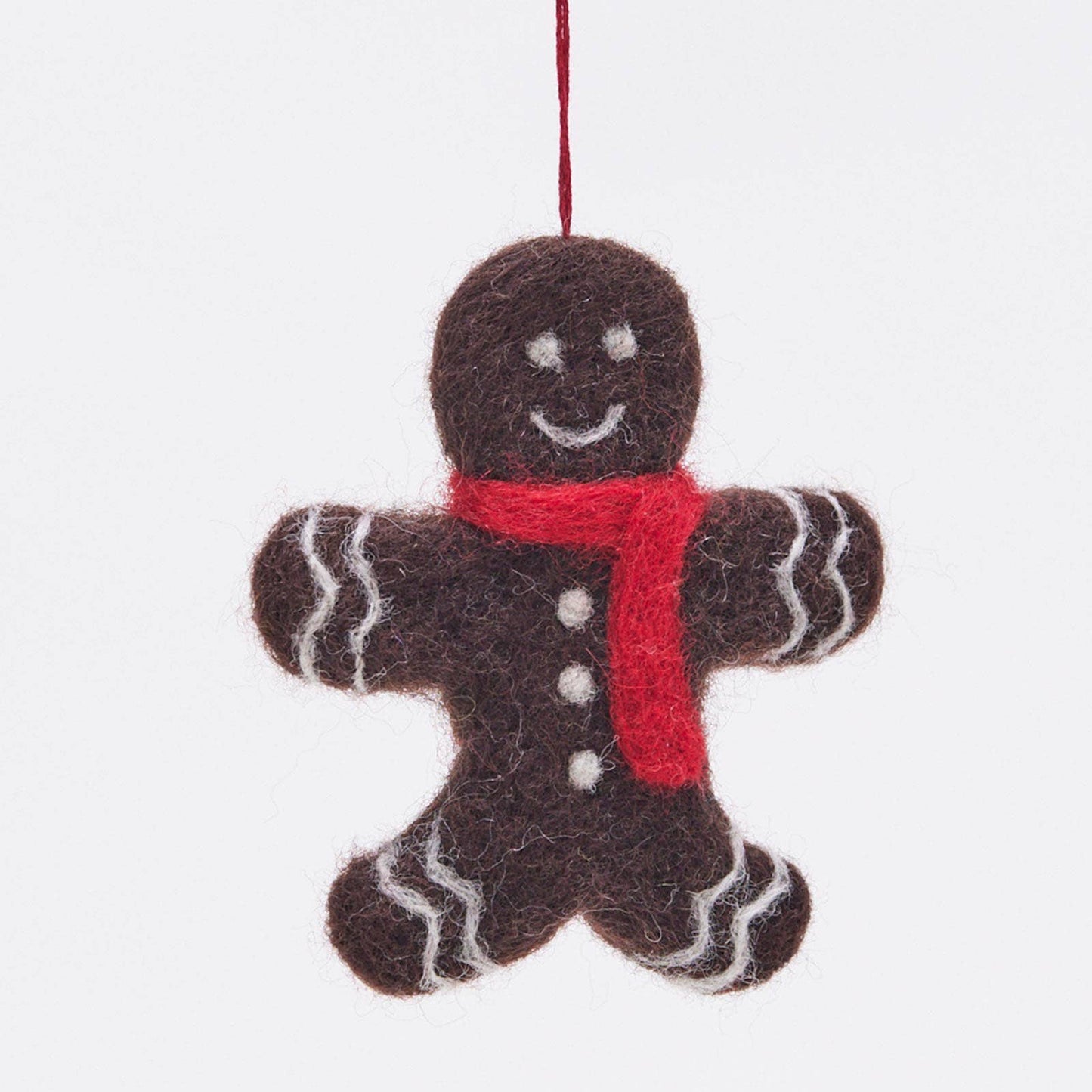 GINGER BREAD MAN Felt Ornament