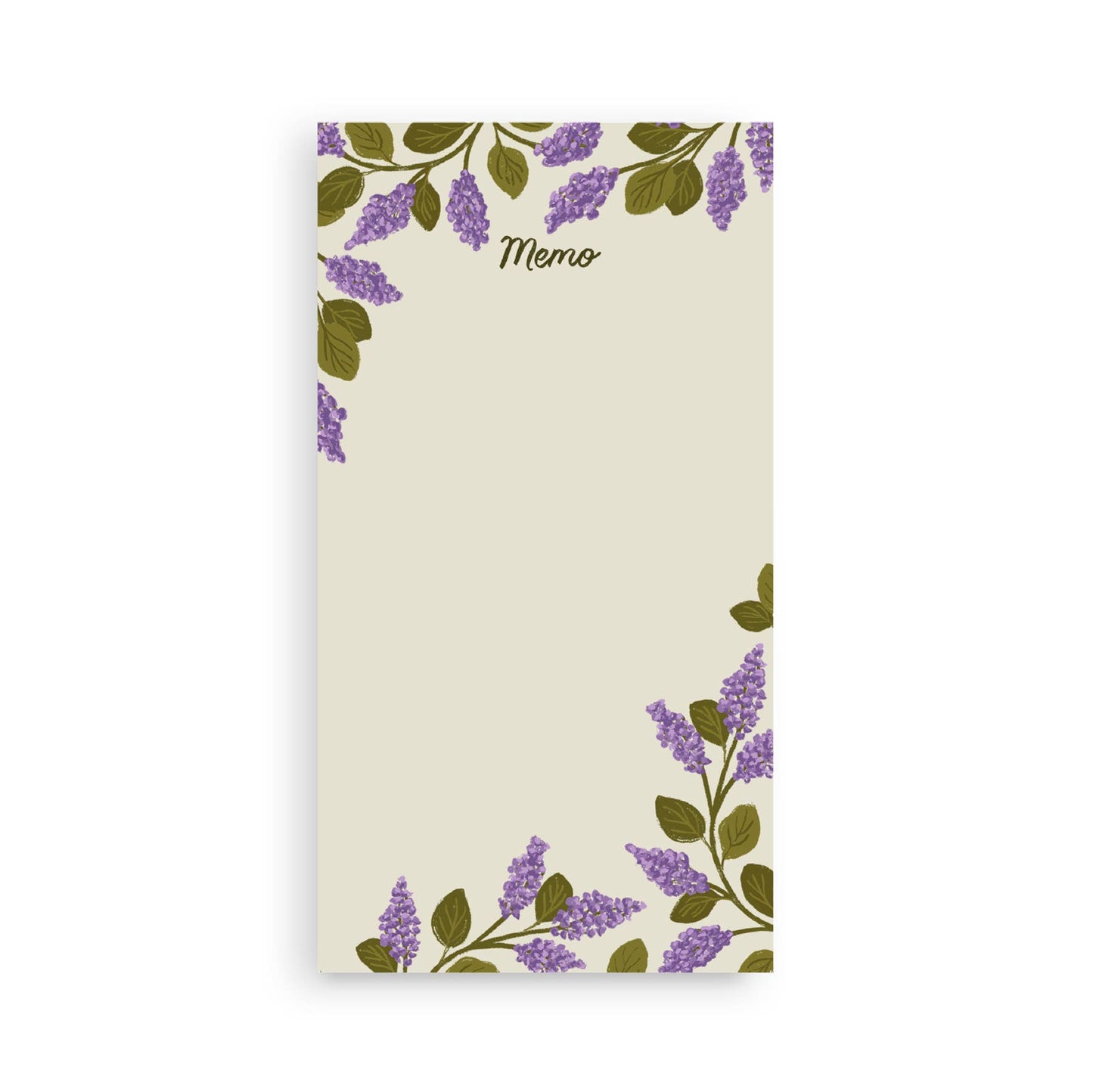 Lilacs Memo Pad