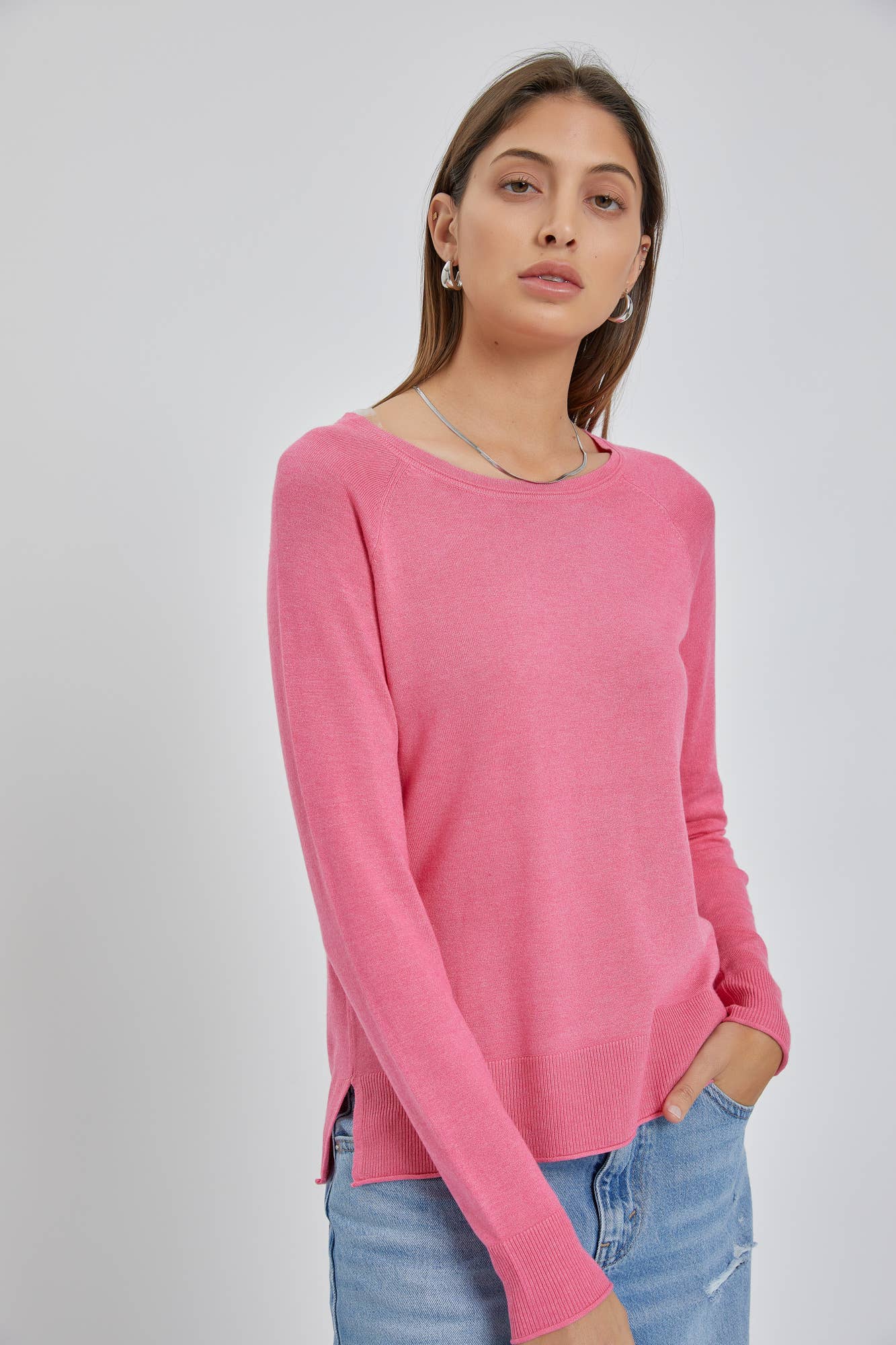 The Camille Sweater: Small / Cobalt
