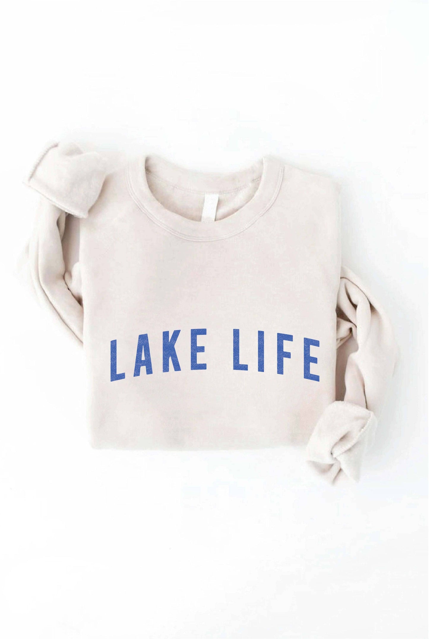LAKE LIFE Graphic Sweatshirt: L / HEATHER ROYAL