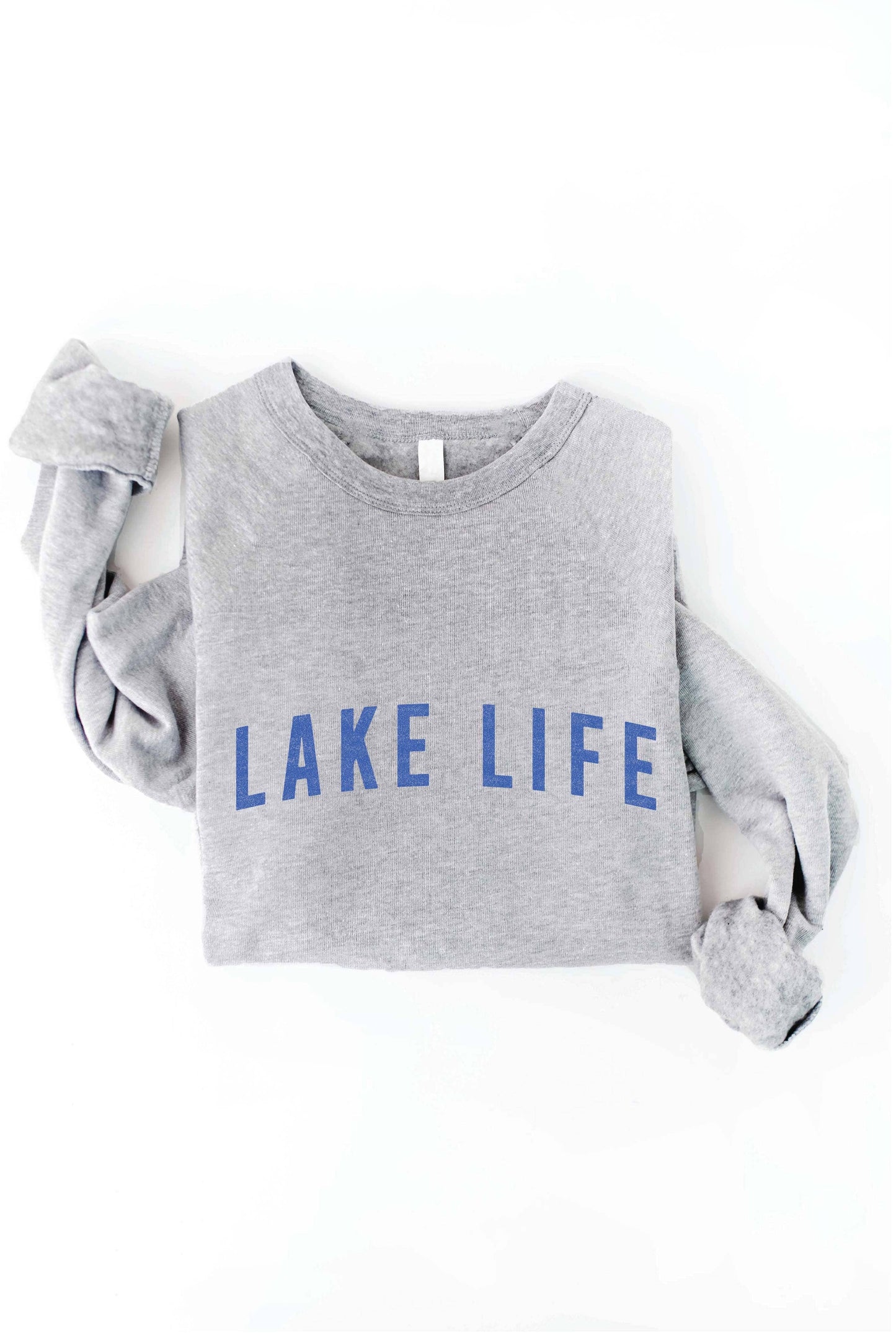 LAKE LIFE Graphic Sweatshirt: L / HEATHER ROYAL