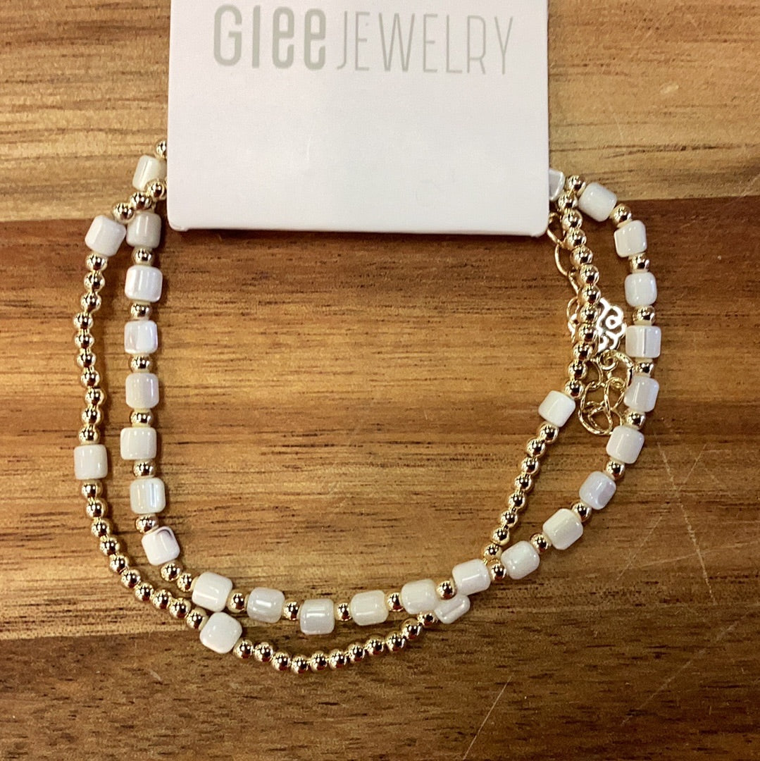 Glee Meredith Bracelet gold/pearl
