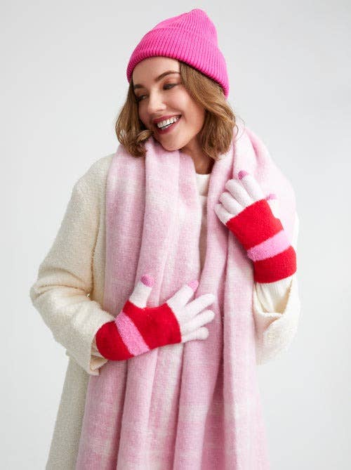 ISADORA SCARF, BLUSH