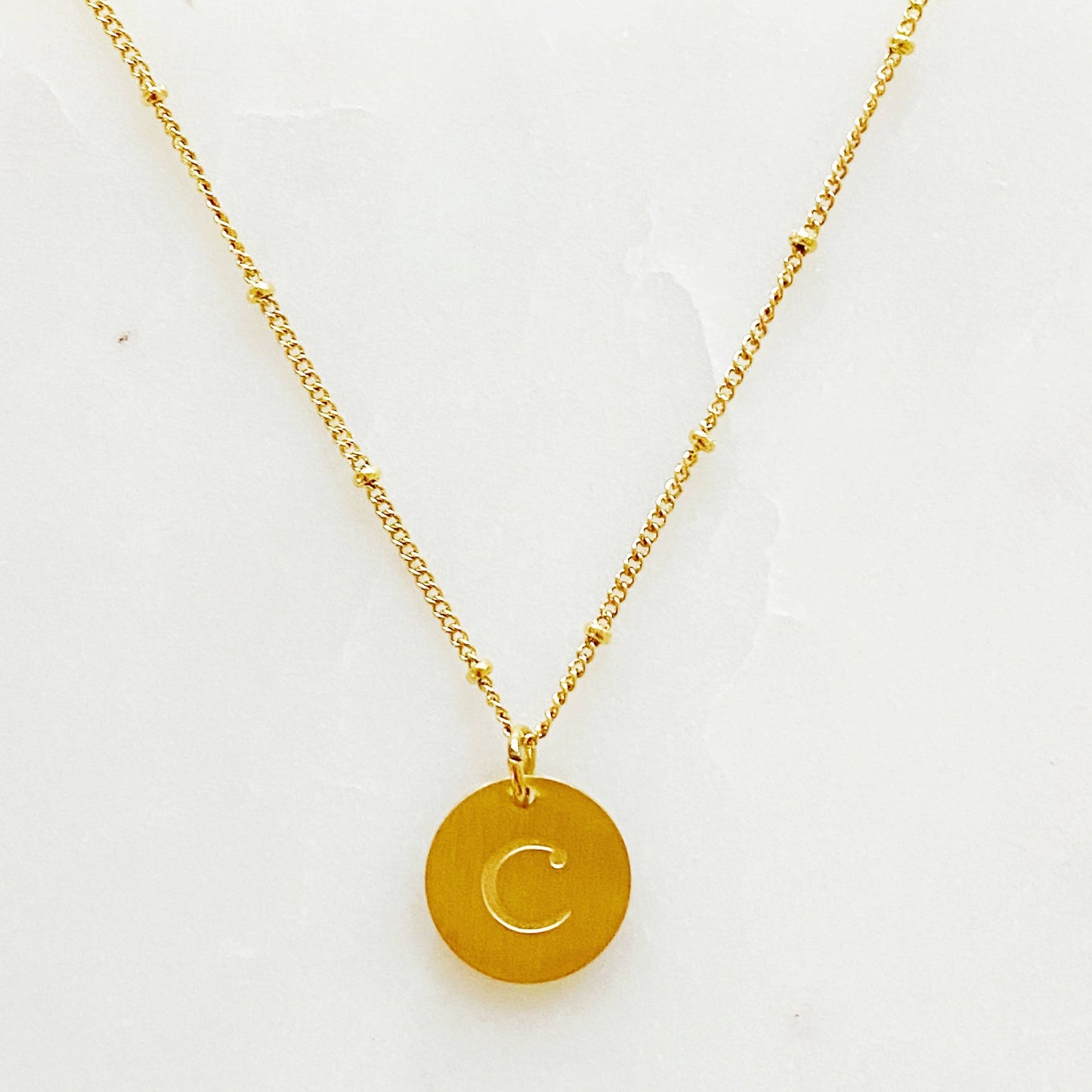 Ellison + Young: Initial Necklace: T