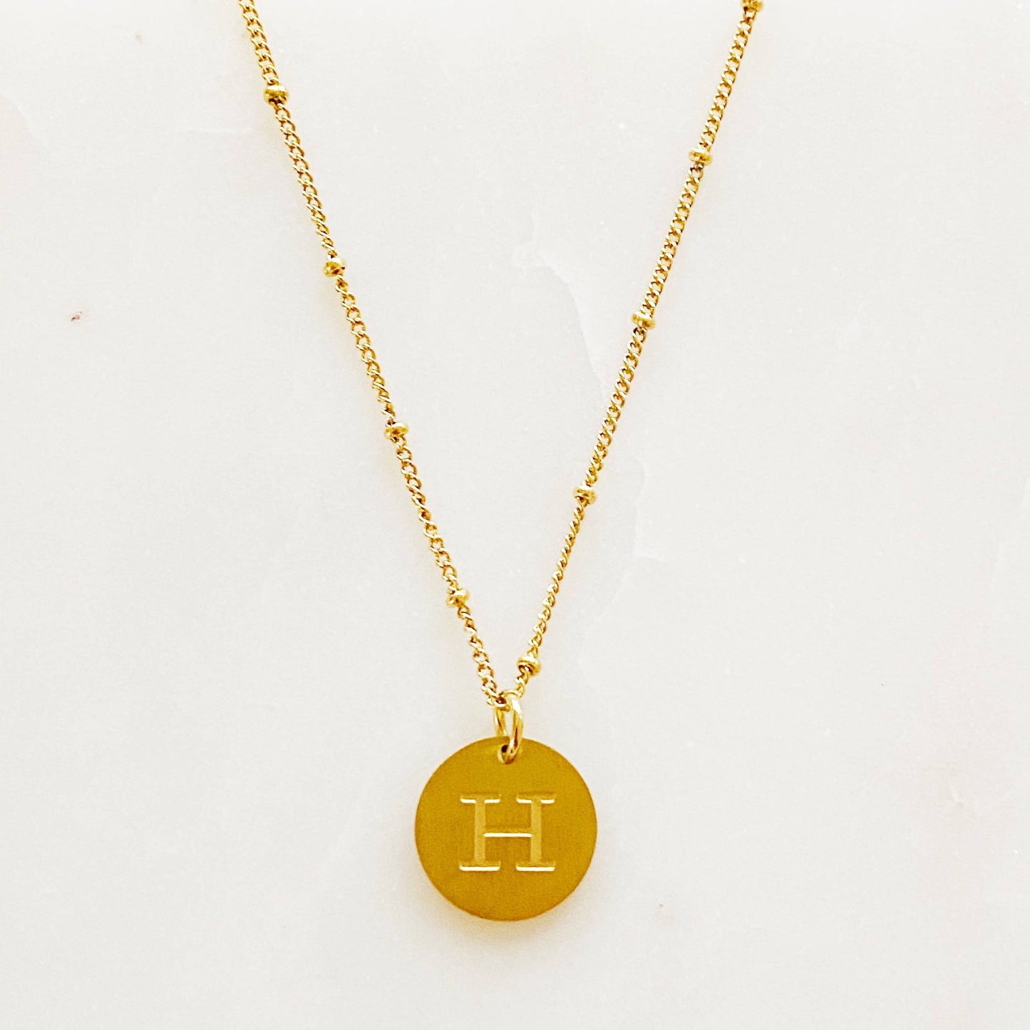 Ellison + Young: Initial Necklace: T