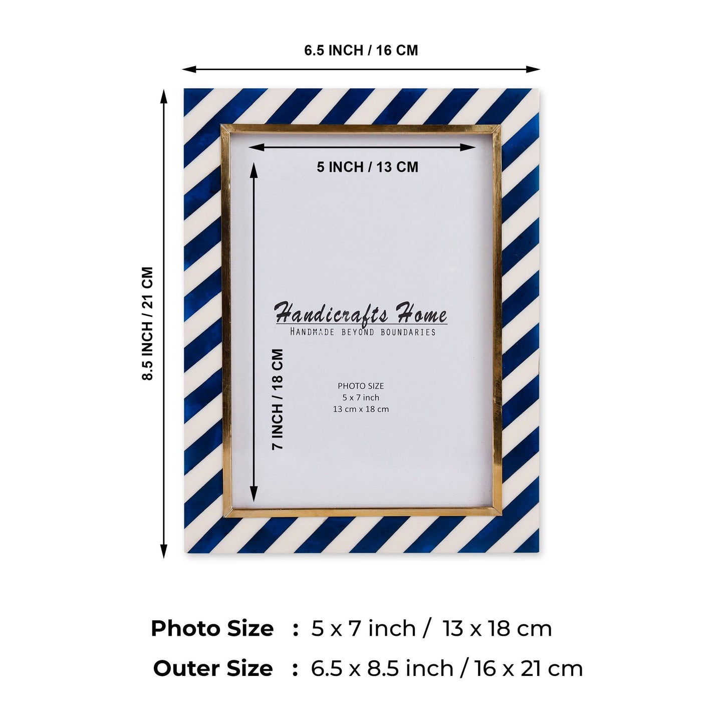 Picture Frame Halo Gondola Collection 5x7 Inch: 5x7